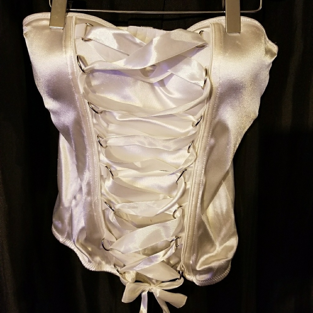Satin Lace Up Corset